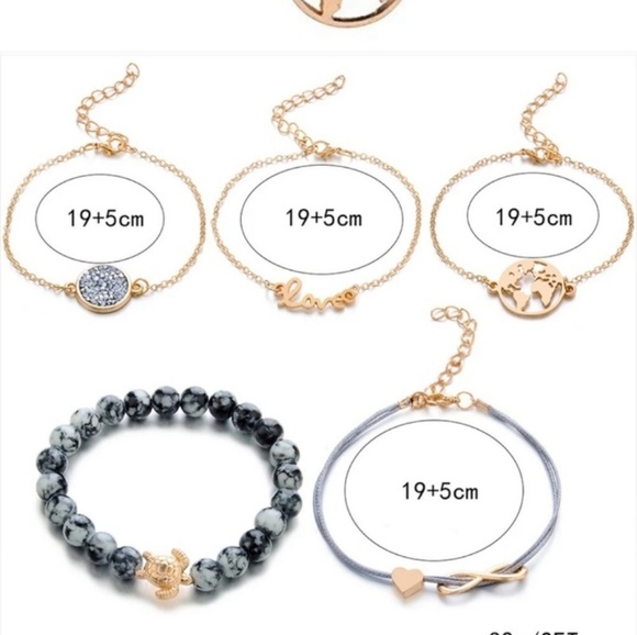 NWOT LAST ONE Pretty Layered bracelets - Picture 6 of 6